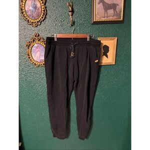 Tentree Joggers Sz Large Black Organic Cotton